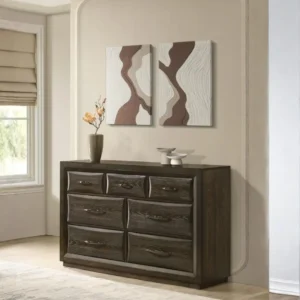 Atlas 7-Drawer Dark Oak Dresser Cabinet By Coaster Furniture