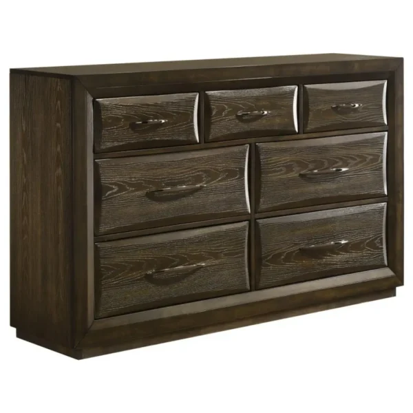 Atlas 7-Drawer Dark Oak Dresser Cabinet By Coaster Furniture - Image 2