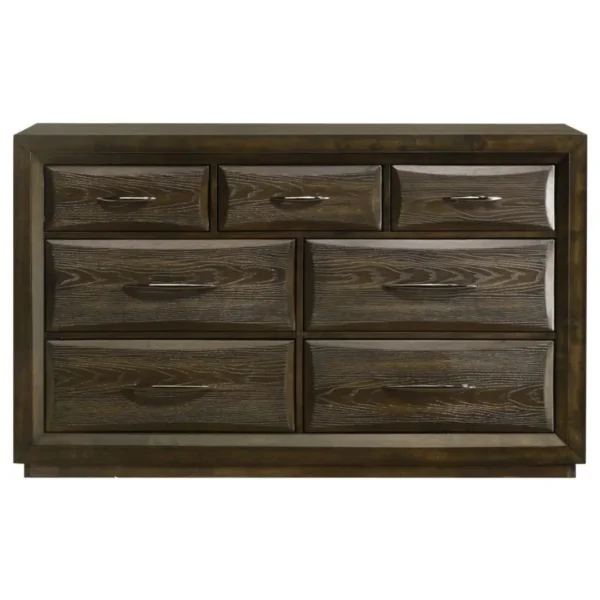 Atlas 7-Drawer Dark Oak Dresser Cabinet By Coaster Furniture - Image 3