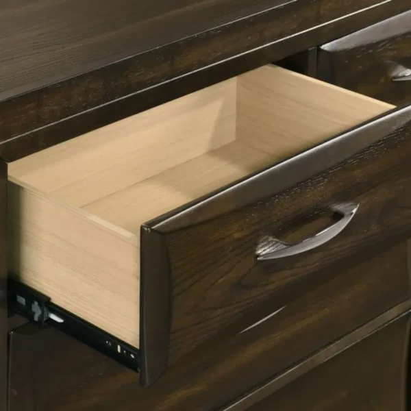 Atlas 7-Drawer Dark Oak Dresser Cabinet By Coaster Furniture - Image 7