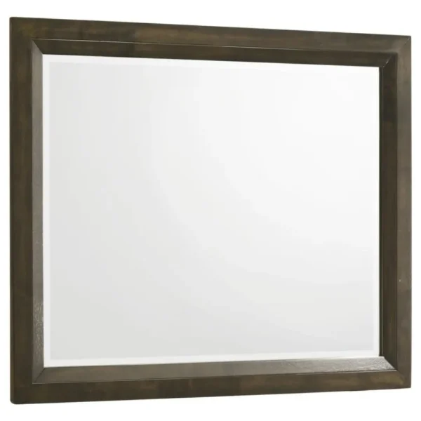 Atlas Transitional Dark Oak Mirror By Coaster Furniture - Image 2