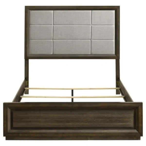 Atlas Grey and Dark Oak Bed By Coaster Furniture - Image 5