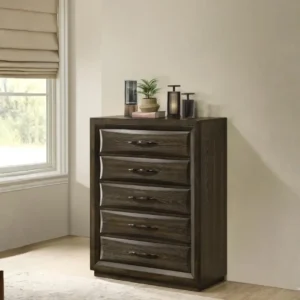 Atlas Dark Oak Chest of Drawers By Coaster Furniture