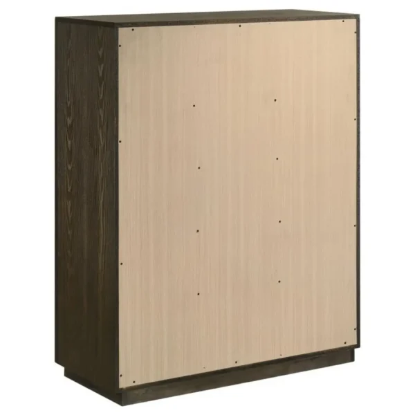 Atlas Dark Oak Chest of Drawers By Coaster Furniture - Image 6