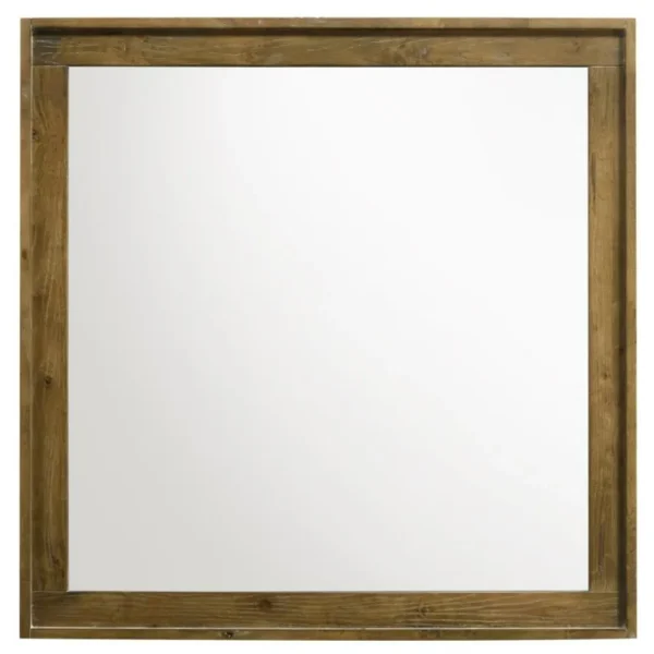 Henderson Medium Oak Dresser Mirror By Coaster Furniture - Image 3