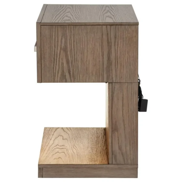 Kenora One Drawer Nightstand with LED By Coaster Furniture - Image 5
