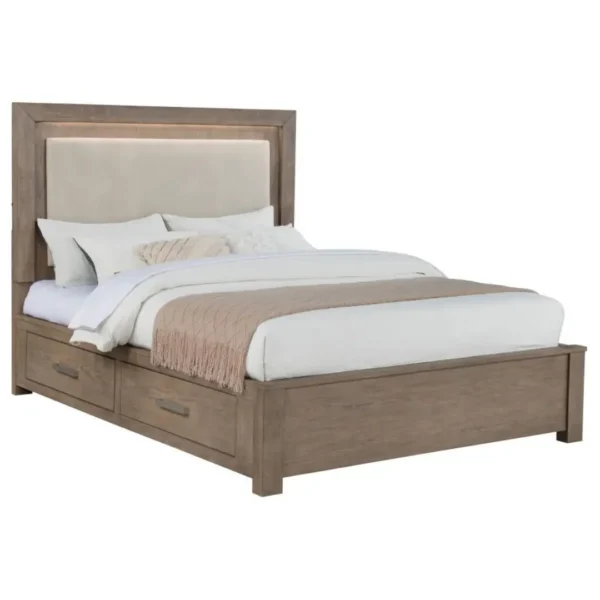 Kenora 56-Inch Wooden Bed Frames with Storage By Coaster Furniture - Image 3