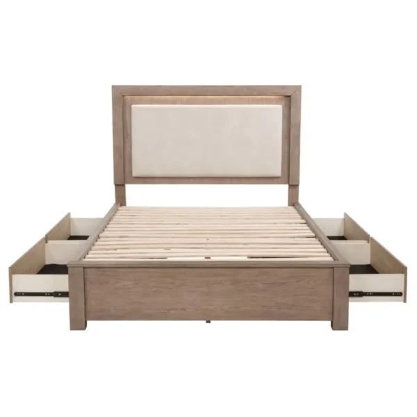 Kenora 56-Inch Wooden Bed Frames with Storage By Coaster Furniture - Image 5