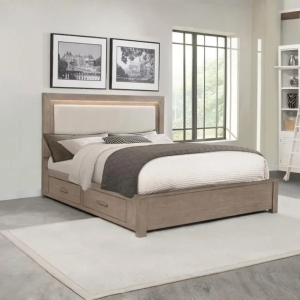 Kenora 56-Inch Wooden Bed Frames with Storage By Coaster Furniture - Image 15