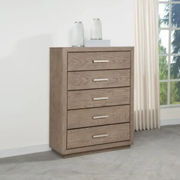 Kenora 5 Piece Storage Bedroom Set By Coaster Furniture - Image 4