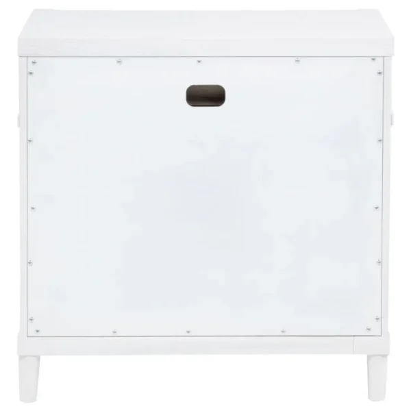 Gracemont 3 Drawer White Nightstand By Coaster Furniture - Image 7