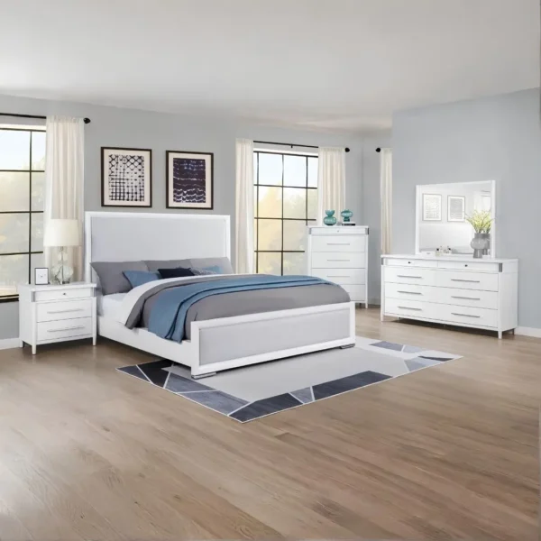 Gracemont 3 Drawer White Nightstand By Coaster Furniture - Image 11