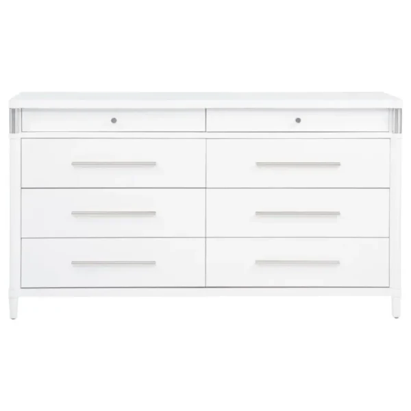 Gracemont White 8 Drawer Dresser By Coaster Furniture - Image 2