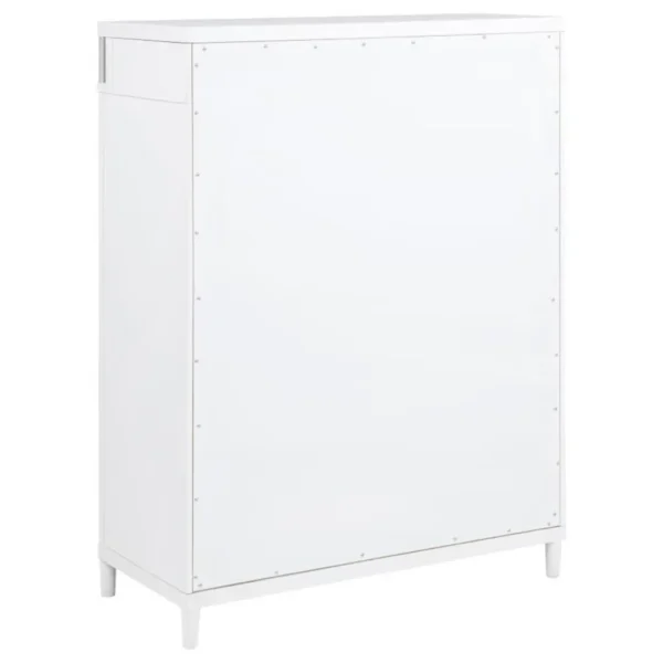 Gracemont Bedroom Chest of Drawers White By Coaster Furniture - Image 5