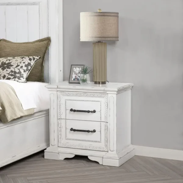 McKinney Vintage White Bedroom Set By Coaster Furniture - Image 3