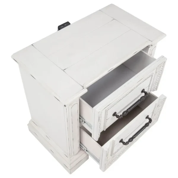 McKinney Nightstand with USB Charging Station By Coaster Furniture - Image 7