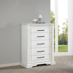 McKinney Chest of Drawers Vintage White By Coaster Furniture