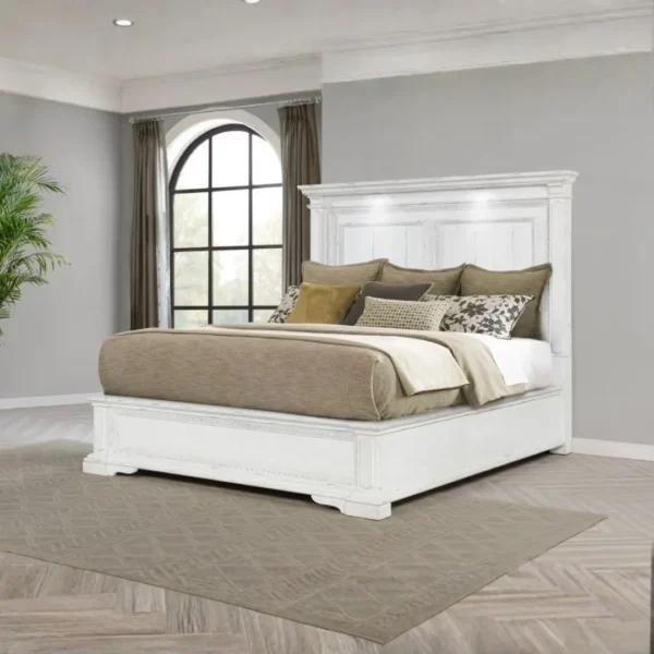 McKinney Vintage White Bedroom Set By Coaster Furniture - Image 2