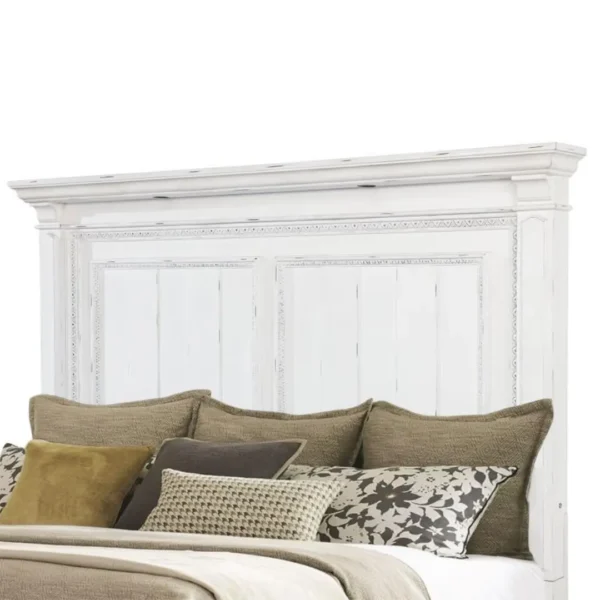 McKinney LED Light Panel Bed Vintage White By Coaster Furniture - Image 8