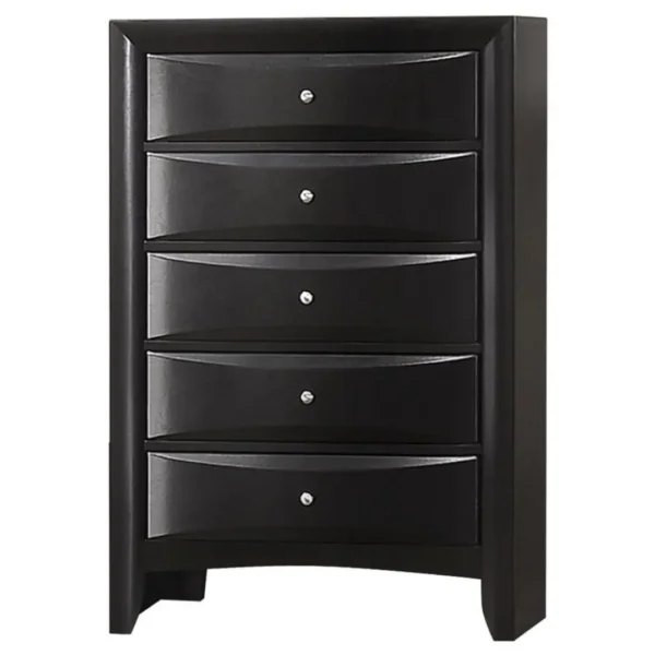 Briana Black Bedroom Chest By Coaster Furniture - Image 2