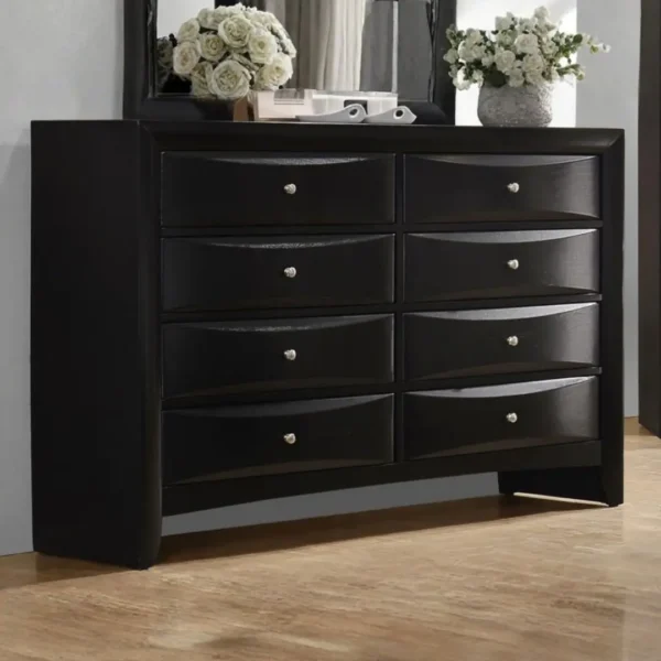 Briana 5 Piece Black Bedroom Set By Coaster Furniture - Image 5
