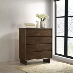 Glenwood 4 Drawer Chest of Drawers By Coaster Furniture
