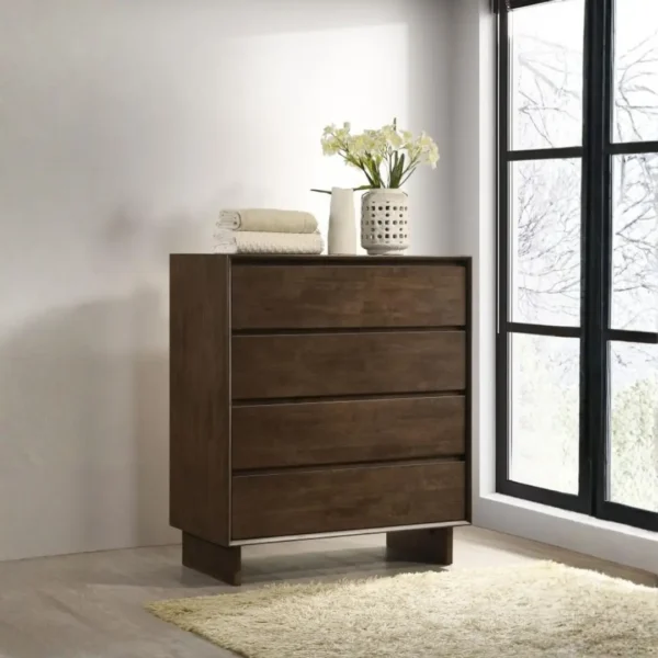 Glenwood Warm Brown Bedroom Set By Coaster Furniture - Image 4