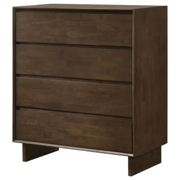 Glenwood 4 Drawer Chest of Drawers By Coaster Furniture - Image 4