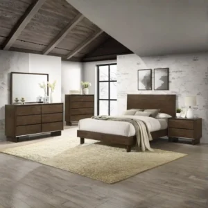 Glenwood Warm Brown Bedroom Set By Coaster Furniture