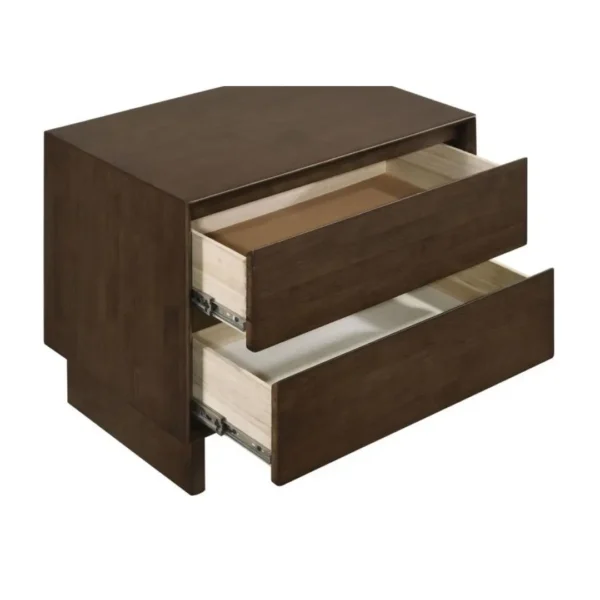 Glenwood Nightstand with Charging Station By Coaster Furniture - Image 2