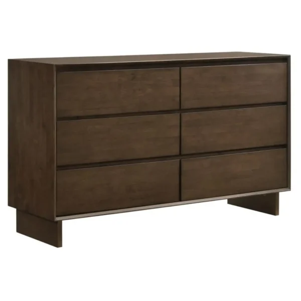 Glenwood Warm Brown Dresser Cabinet By Coaster Furniture - Image 3