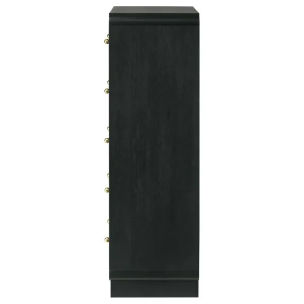 Cavelle Mid Century Modern Chest Black By Coaster Furniture - Image 5