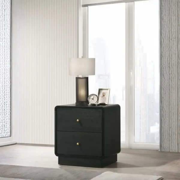 Cavelle Black Bedroom Furniture Set By Coaster Furniture - Image 3