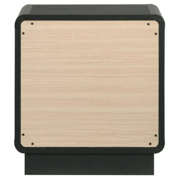 Cavelle Mid Century Modern Nightstand Black By Coaster Furniture - Image 6