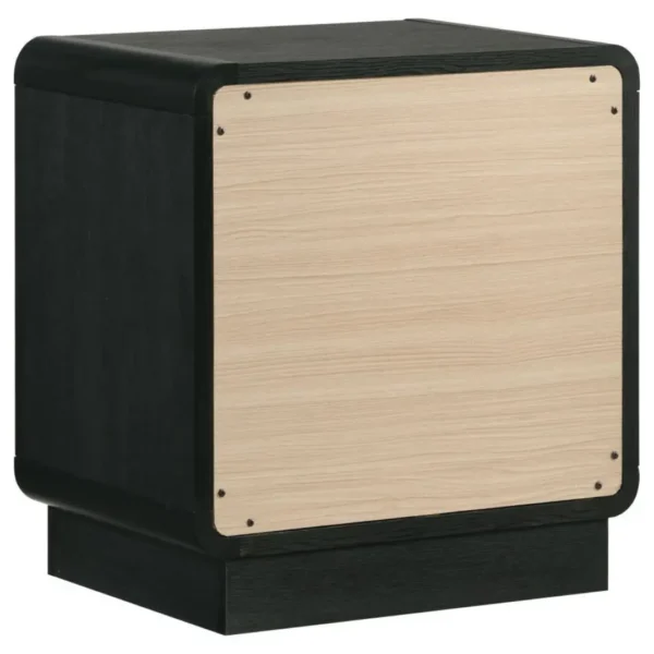 Cavelle Mid Century Modern Nightstand Black By Coaster Furniture - Image 7