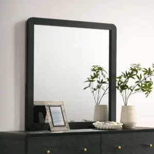 Cavelle Dresser Mirror Black By Coaster Furniture