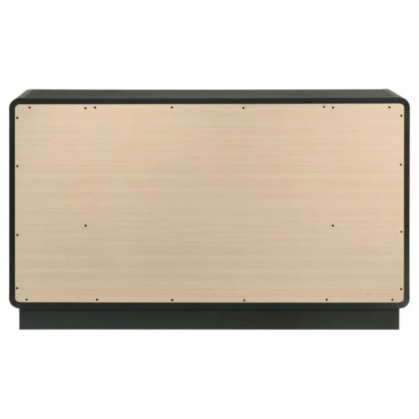Cavelle Black Dresser 6 Drawer By Coaster Furniture - Image 6