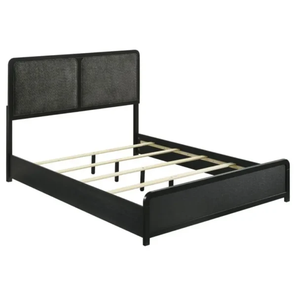 Cavelle 51-Inch Black Wooden Bed Frame By Coaster Furniture - Image 3