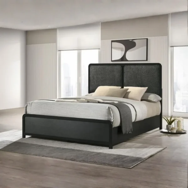 Cavelle 51-Inch Black Wooden Bed Frame By Coaster Furniture - Image 8