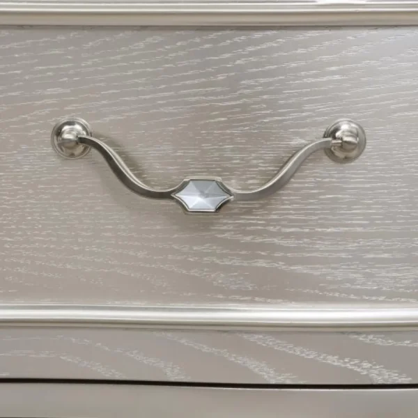 Evangeline Silver Oak Nightstand 3 Drawer By Coaster Furniture - Image 10