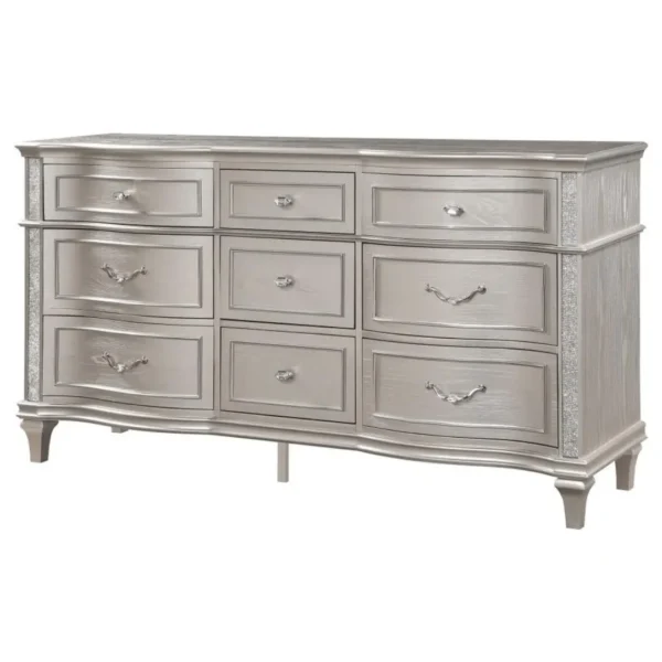 Evangeline 9 Drawer Dresser for Bedroom By Coaster Furniture - Image 3