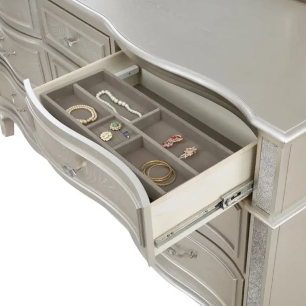 Evangeline 9 Drawer Dresser for Bedroom By Coaster Furniture - Image 7