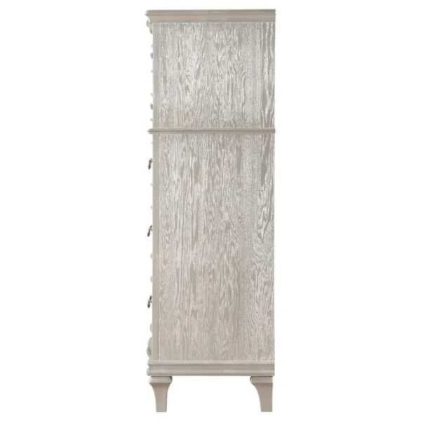 Evangeline Bedroom Chest Silver Oak By Coaster Furniture - Image 4