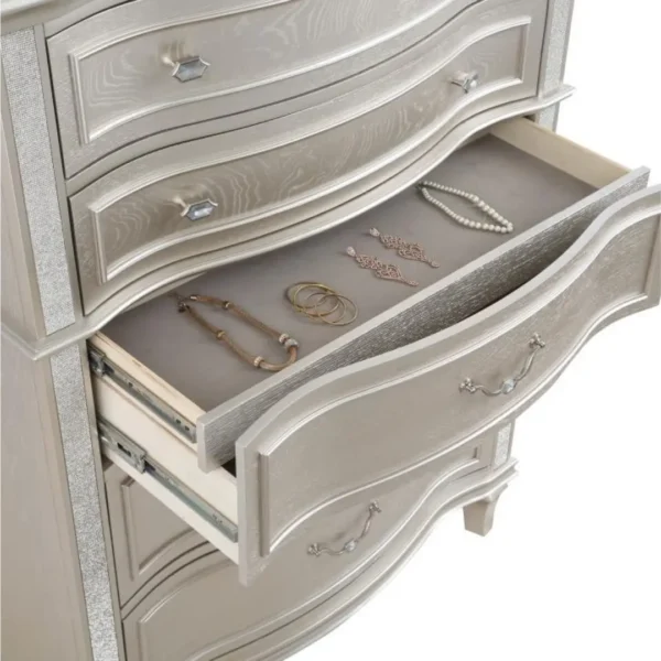 Evangeline Bedroom Chest Silver Oak By Coaster Furniture - Image 7