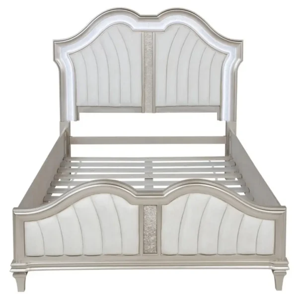 Evangeline Bed Frame Wood with LED By Coaster Furniture - Image 4