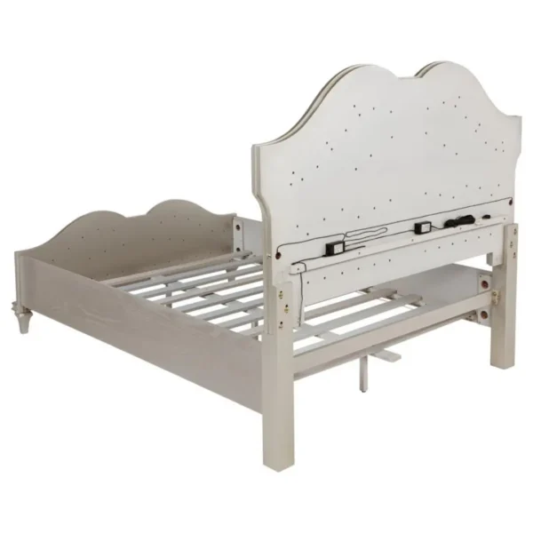 Evangeline Bed Frame Wood with LED By Coaster Furniture - Image 5
