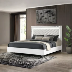 Cassia Contemporary Bed Frame with LED By Coaster Furniture