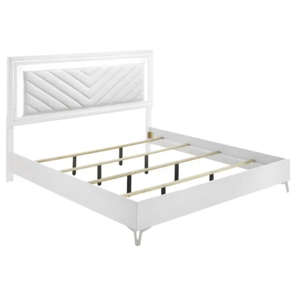 Cassia Contemporary Bed Frame with LED By Coaster Furniture - Image 4