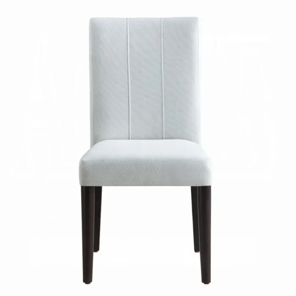Carena White Upholstered Side Chair Set of 2 By ACME - Image 2