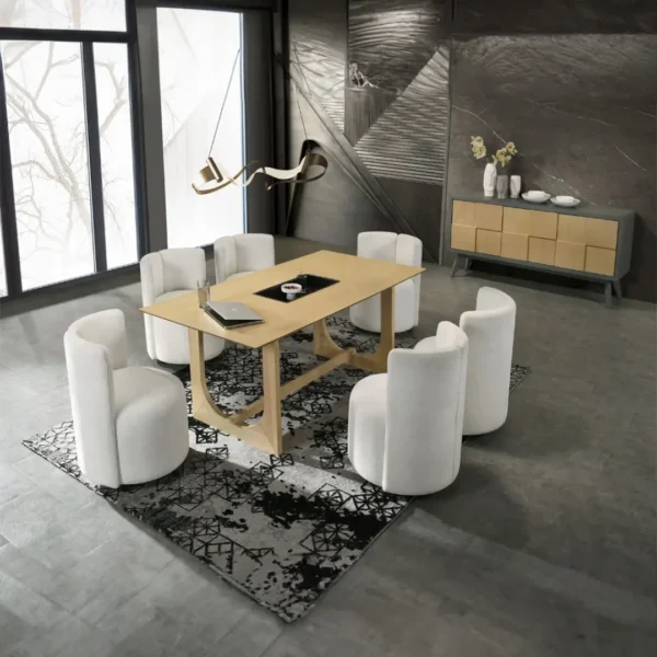 Blayde Natural Wood Dining Table By ACME - Image 2